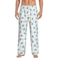 thumbnail image 1 of Kdxio Sea Turtle Pattern Men's Pajama Pants, Elastic Waist with Drawstring and Pockets, Comfortable Loungewear-XX-Large, 1 of 6