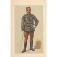 thumbnail image 2 of Théobald Chartran 11x14 Gold Ornate Wood Frame and Double Matted Museum Art Print Titled - Vanity Fair; Military and Navy; ‘La Revanche’, General Georges Boulanger, March 12, 1887 (1887), 2 of 4