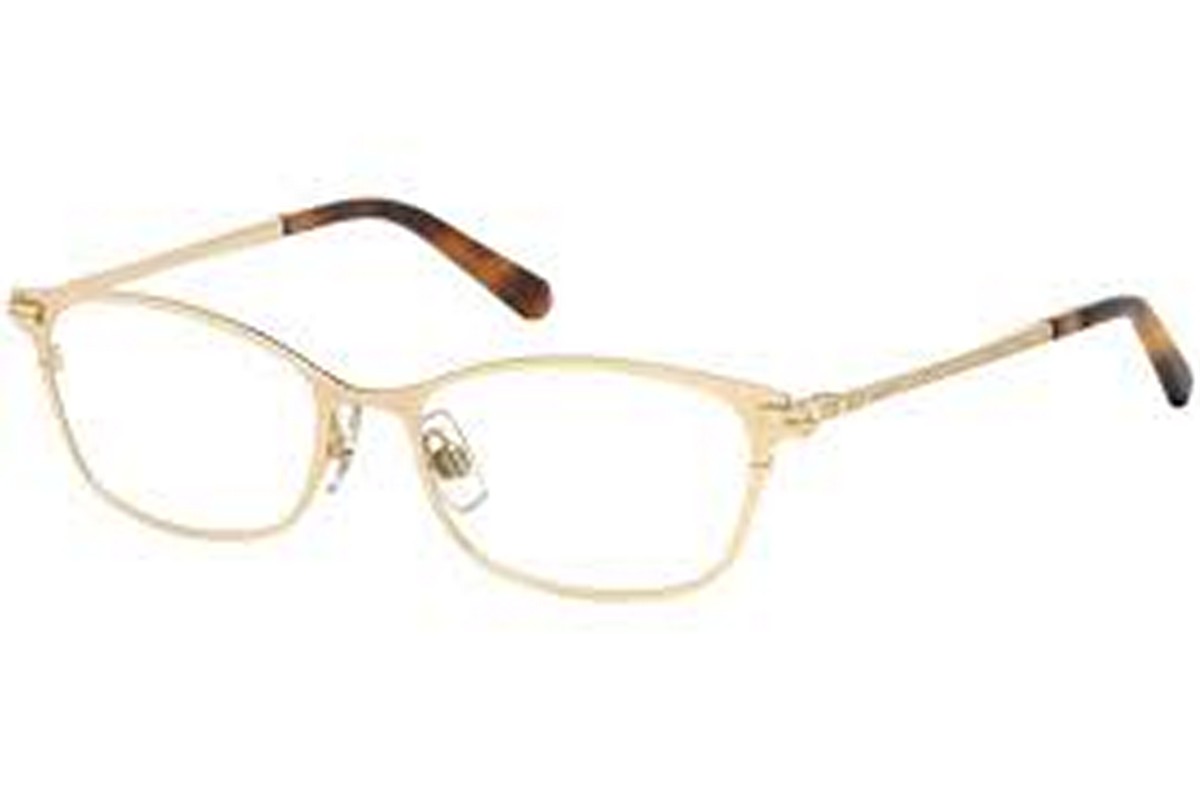 Swarovski SK5318 Womens Metal Eyeglass Frame 028 Shiny Rose Gold 51-16 Swarovski SK1015 4014 Rose Gold Eyeglasses for Woman  main image 4