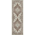 thumbnail image 2 of BERTHMEER 2'x6' Runner Rugs for Hallway Bathroom Kitchen Bedroom Entryway Non Slip Washable Red Vintage Oriental Traditional Distressed Runner Rugs, 2 of 5