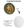 Classical Roman Griffin Architectural Limestone Relief Wall Metal Tin ...