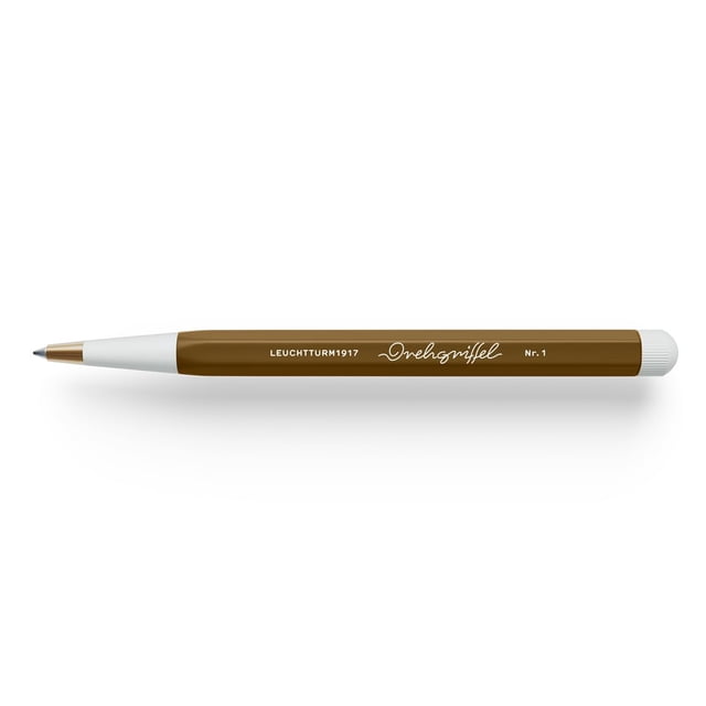 Bolígrafo LEUCHTTURM1917 Spinning Pencil N.º1 Latón con Tinta Azul