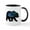 White/Black Inside, variant on CafePress - BEAR SKIES Mugs - 11 oz Ceramic Mug - Novelty Coffee Tea Cup