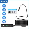 thumbnail image 1 of Mini cámara endoscópica KERUI, cámara con conector Micro USB WiFi para IOS, Android, PC, cámara de inspección suave, boroscopio IP68 a prueba de agua Tan Jianjun unisex, 1 of 1