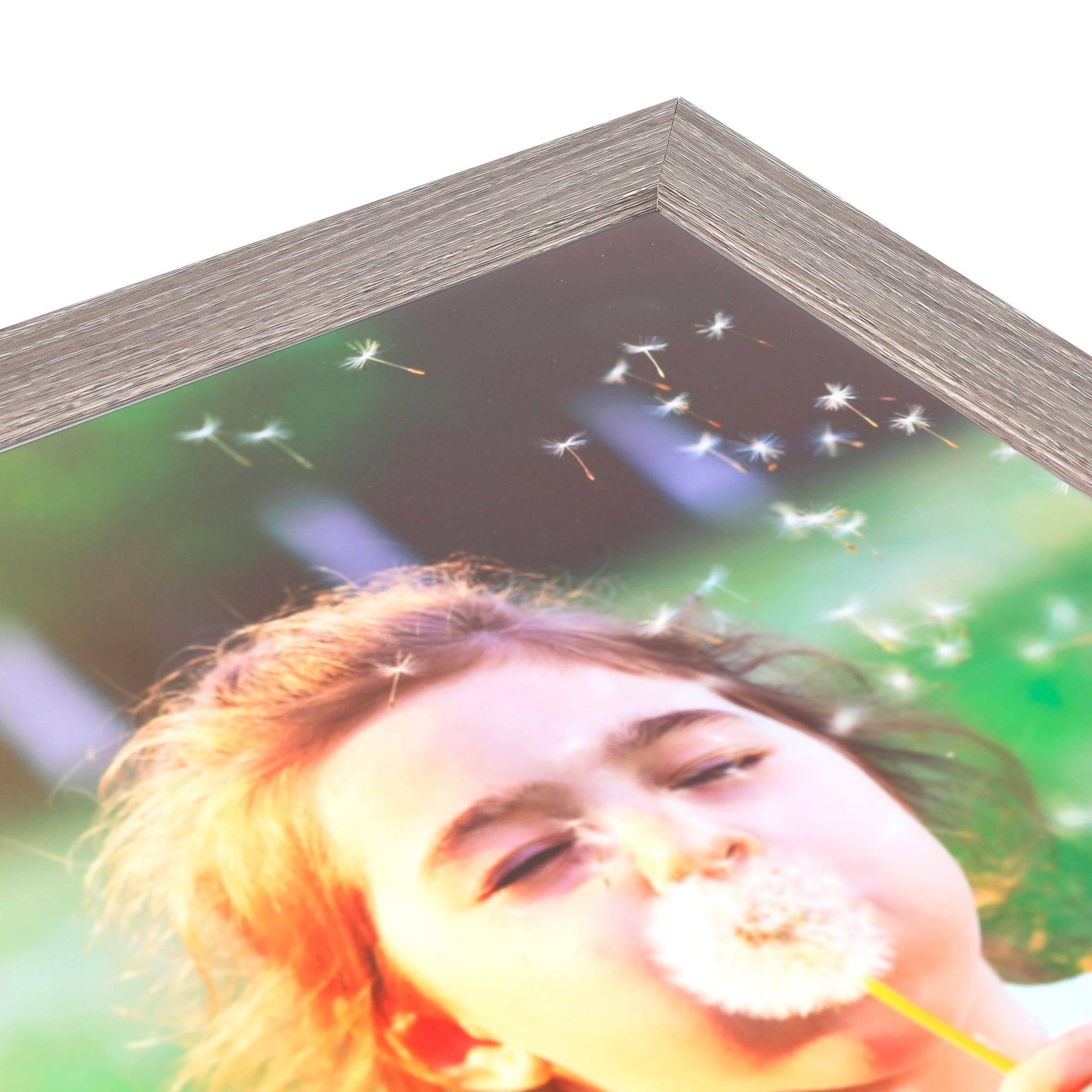 ArtToFrames 30x40 inch Gray Oak Picture Frame, Brown MDF Poster Frame (4300)