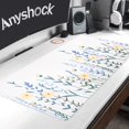 thumbnail image 6 of Desk Mat,Gaming Mouse Pad Large (35.4 x 15.8 inch), Extended Desk Pad with Non-Slip Base and Stitched Edges,Waterproof XXL Laptop Keyboard Pad White for Women,Home,Office Decor(Floral), 6 of 6