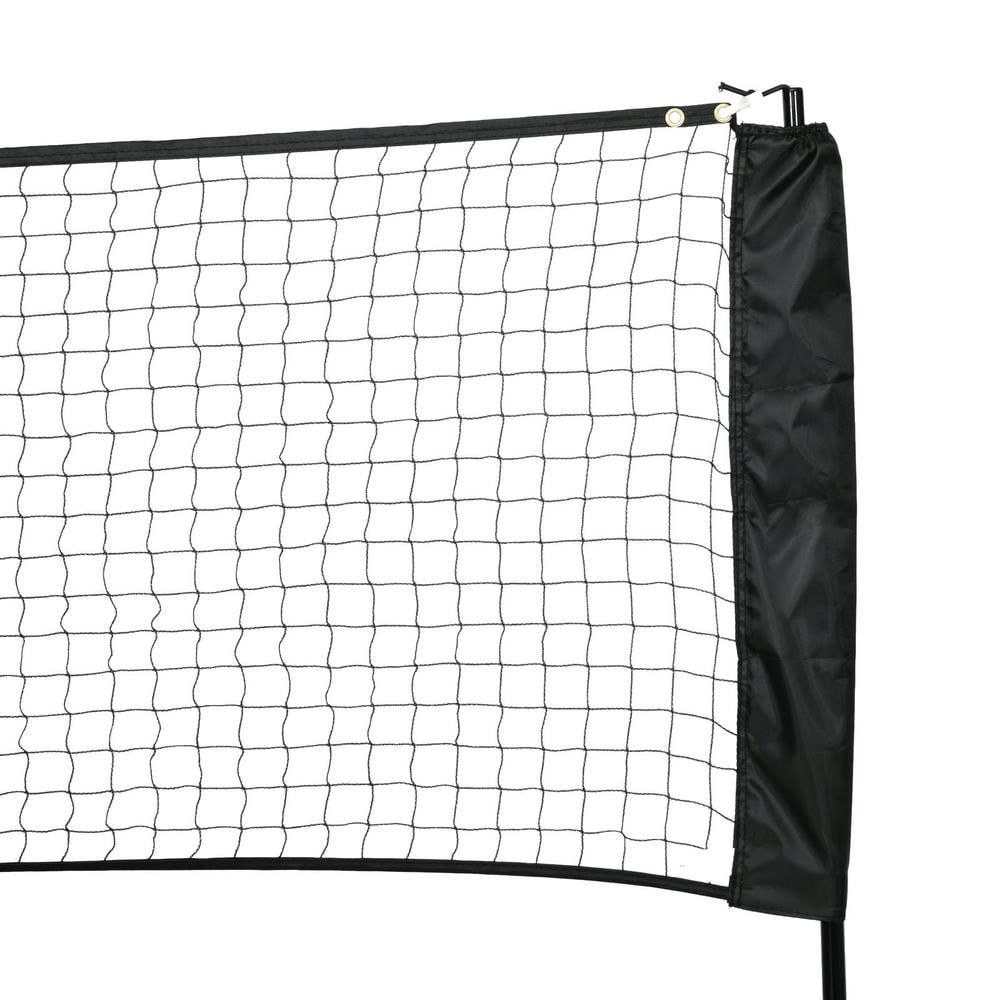Resenkos All-in-1 Adjustable Sports Set for Badminton, Pickleball & Volleyball - Black
