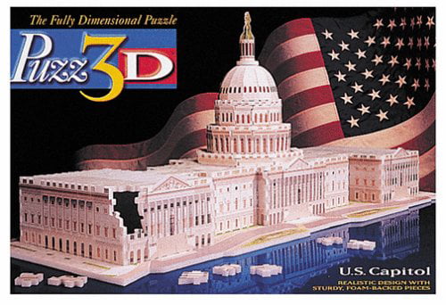Puzz 3d US Capitol Wrebbit 764pcs 2 1/2 FT Wide for sale online 