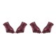 thumbnail image 4 of Guantes de conducción Qarigey de cuero para mujer invierno elasticidad simplicidad manoplas impermeables alambre rojo 2Conjunto, 4 of 6