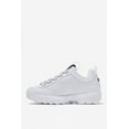 thumbnail image 2 of FILA Women's Disruptor II Premium Sneakers White/Fila Navy/Fila Red - 5FM00002-125, 2 of 5
