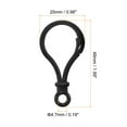 thumbnail image 2 of Plastic Lobster Clasps, Claw Snap Hooks for Keychains DIY Black, 48Pack, 2 of 6