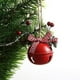 thumbnail image 5 of Campanas de metal JanHm adornos de árbol colgante de Navidad color blanco rojo verde Diámetro 12 x 5,5 x 5,5 cm 6 piezas, 5 of 5