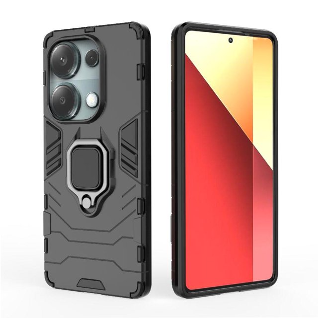 Funda para Xiaomi Redmi NOTE 13 PRO 4G con Soporte Anillo Giratorio 360° y Protección Resistente a Golpes y Caídas