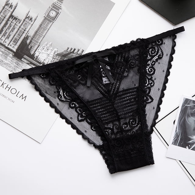 Tanga transparente de encaje sexy para niñas, lencería sexy de cintura baja, tanga para mujeres, seductora