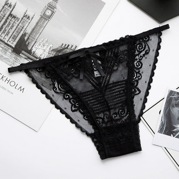 Tanga transparente de encaje sexy para niñas, lencería sexy de cintura baja, tanga para mujeres, seductora