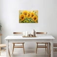 thumbnail image 2 of ZHONGYUTONG Sunflower Pictures Wall Decor Yellow Floral Wall Art for Kitchen Bathroom Blossom Sunflower Canvas Painting Farmhouse Bedroom Home Decor Frame (28.00" x 42.00"), 2 of 6