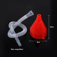thumbnail image 3 of Universal Vehicle Plastic Filling Funnel Pour Oil Tool Petrol  Red, 3 of 7