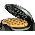 BLACK+DECKER Belgian Flip Waffle Maker, Black/Silver, WM1404S