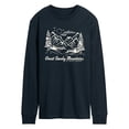 thumbnail image 3 of Instant Message - Smoky Mountains TN - Men's Long Sleeve Graphic T-Shirt, 3 of 6