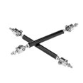 thumbnail image 3 of 2 X Adjustable Front Lip Splitter Strut Tie Bar Support Rod 75-200mm Carbon, 3 of 7