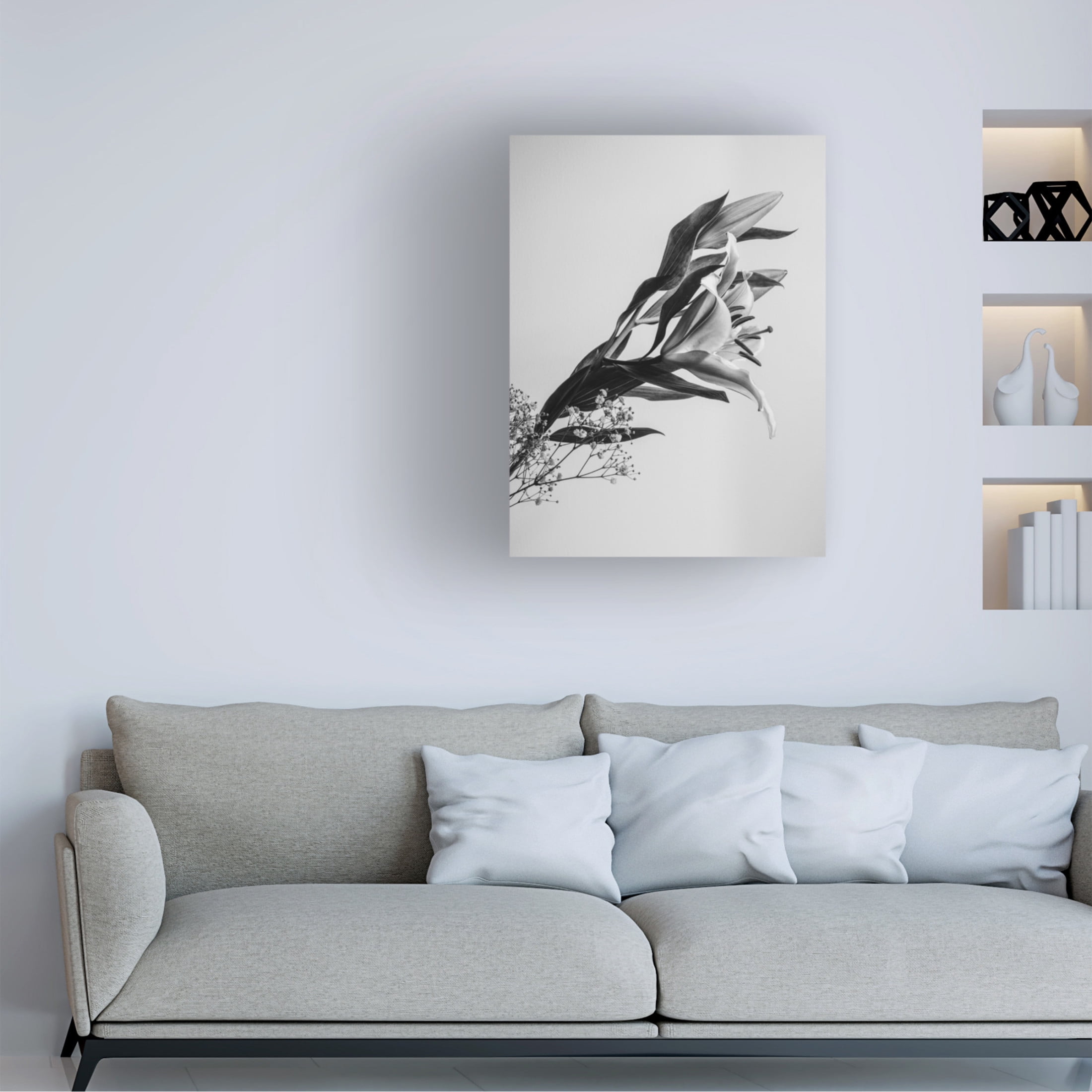 Trademark Fine Art Rahel Jo A Beautiful Flower Canvas Wall Art