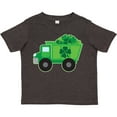 thumbnail image 3 of Inktastic St Patricks Day Irish Clover Dump Truck Childs Boys Toddler T-Shirt, 3 of 5