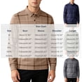 thumbnail image 3 of YSUEJPF Mens Plaid Dress Shirts Business Casual Button Long Sleeve Work Shirts Collared Comfy Golf Shirts with Chest Pocket, 3 of 8