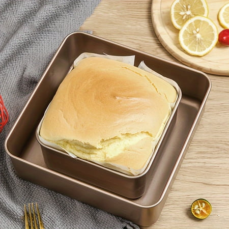 

XIAOGZAHUOP Versatile Premium Non-stick Square Cake Mold - Durable Kitchen Essential for Delicious DIY Treats - Perfect for Chiffon Cakes Bread & Toast - Available in 6/8/9 Inch Sizes