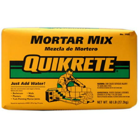 Quikrete 110260 Mortar Mix, Blend Of Masonry Cement & Graded