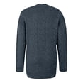 thumbnail image 4 of Yuyuzo Fall Cardigans for Women Open Front Long Sleeve Cable Knit Sweater Jackets Outwear Coat Solid Color, 4 of 4