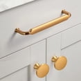 thumbnail image 6 of Goo-Ki 6 Pack 5"(128mm) Hole Center Cabinet Pulls Champagne Bronze Zinc Alloy Kitchen Drawer Pulls Handles for Cupboard Wardrobes, 6 of 7