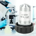 thumbnail image 1 of Lentille Objective, Microscope Achromatique Tout en Acier Objectif Réglable Professionnel pour Microscopes Biologiques, 1 of 8