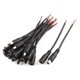 thumbnail image 1 of 20 Pcs Cable de Alimentación de Video de Seguridad CCTV Macho y Hembra Negro 5.5mm x 2.1mm, 1 of 3