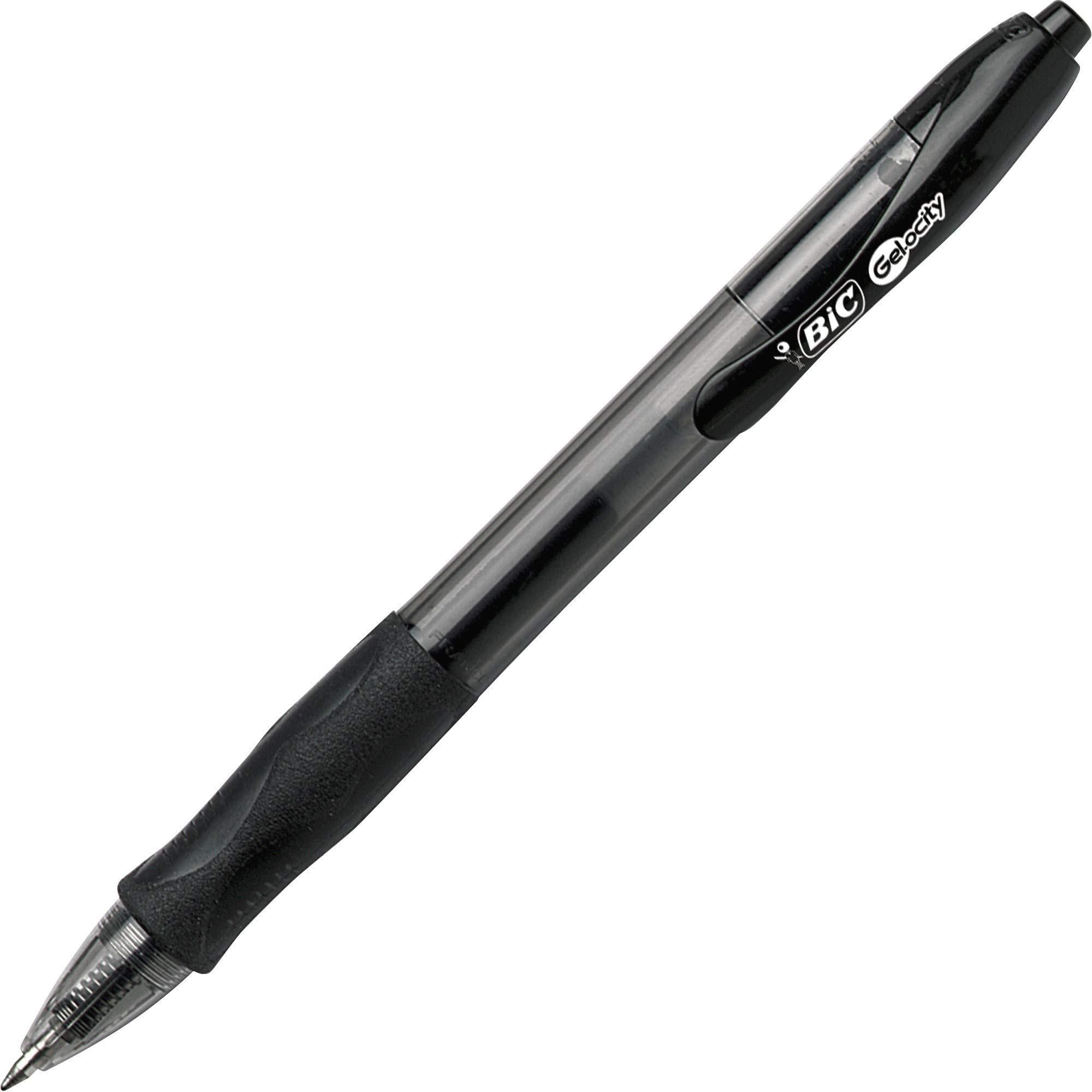 black gel pen