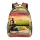 thumbnail image 1 of Disketp Red Wine Glasses Mochila Estampada para Hombre y Mujer – Mochila Ligera Clásica con Múltiples Bolsillos para Universidad, Trabajo y Viajes-One Size, 1 of 5