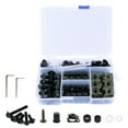 thumbnail image 1 of Motorcycle Fairing Bolt Kit Complete Motorcycle Fairing Bolt Kit Aluminum Body Screws Motorcycle Accessories Fasteners for Rear Fender/Windshield, 1 of 8