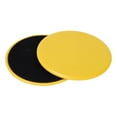 thumbnail image 4 of Lipstore 2 Pieces Core Sliders Full Body Workout Compact Gift Equipment Sliding Discs Yellow, 4 of 8