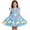 Z34-Light Blue, variant on FUZHIQ Toddler Girls Back to School Print Dresses Ruffle Sleeve A-Line Flared Dress for School Daily Outfits,10-12 Years