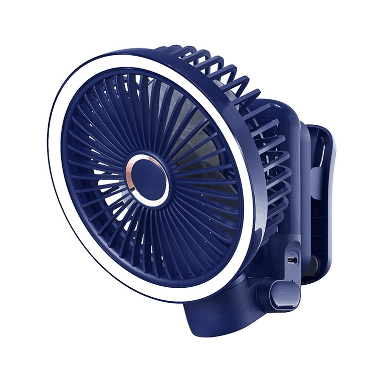 Amybaby 9000mAh Oscillating Desk Fan, 4 Speeds, LED photo 2