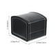 thumbnail image 4 of Caja de reloj de pulsera de cuero reloj cuadrado de cuero de la PU Caja de reloj de joyería de cuero reloj organizador (negro), 4 of 7