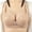 Khaki, variant on DPTALR Womens Dailywear Bars Underwear Sagging Collar Bra With Lace Thin Large Soft Steel Ring Daily Bra