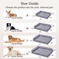 thumbnail image 2 of Exclusivo Mezcla L-Shaped Couch Washable Orthopedic Pet Bed 48"x30", Fluffy Sleeping Couch Pet Bed for Large Dog, Grey, 2 of 7
