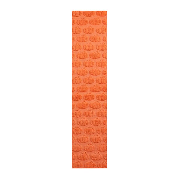 Camino de mesa rústico de calabaza para decoración de Halloween, ideal como recuerdo de fiesta, para dormitorio o interior. 93 cm