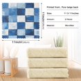 thumbnail image 6 of Yayeee 6 Pack Kitchen Dish Cloths for Washing Dishes Soft Absorbent Microfiber Towels, Blue and Gray Plaid Pattern, 6 of 9