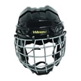 thumbnail image 4 of Casco de hockey ajustable negro para practicar partidos de hockey sobre césped M, 4 of 8