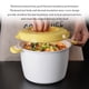 thumbnail image 4 of Moyic Olla arrocera, vaporera ligera para microondas, máquina de cocina, horno, utensilios para sopa, aislamiento, fiambrera Bento, olla humeante Cocina y Comedor Amarillo S Moyic HA083783-01, 4 of 6