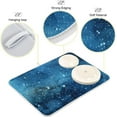 thumbnail image 4 of GZHJMY Blue Starry Dish Drying Mat for Kitchen Counter,Super Quick Absorbent Composite Sponge Dish Drying Pad,Heat Resistant Non-Slip Rack Tableware Mat (16x18Inch)for Dishes Coffee Machine Dish Rac, 4 of 7