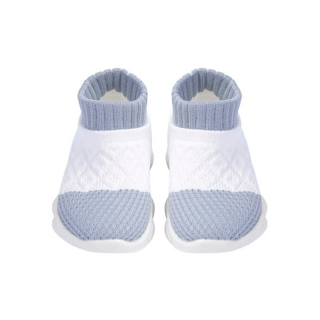 

Multitrust Baby Girl Boy Shoes Knit Breathable Ankle High Walking First Walker
