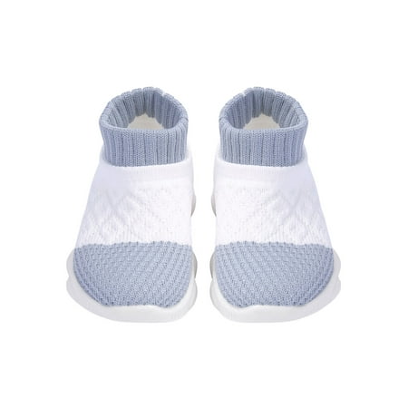 

Multitrust Baby Girl Boy Shoes Knit Breathable Ankle High Walking First Walker