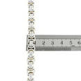 thumbnail image 5 of 10K Yellow Gold Round & Baguette Diamond 9mm Fancy Statement Bracelet 3.75 CT., 5 of 8